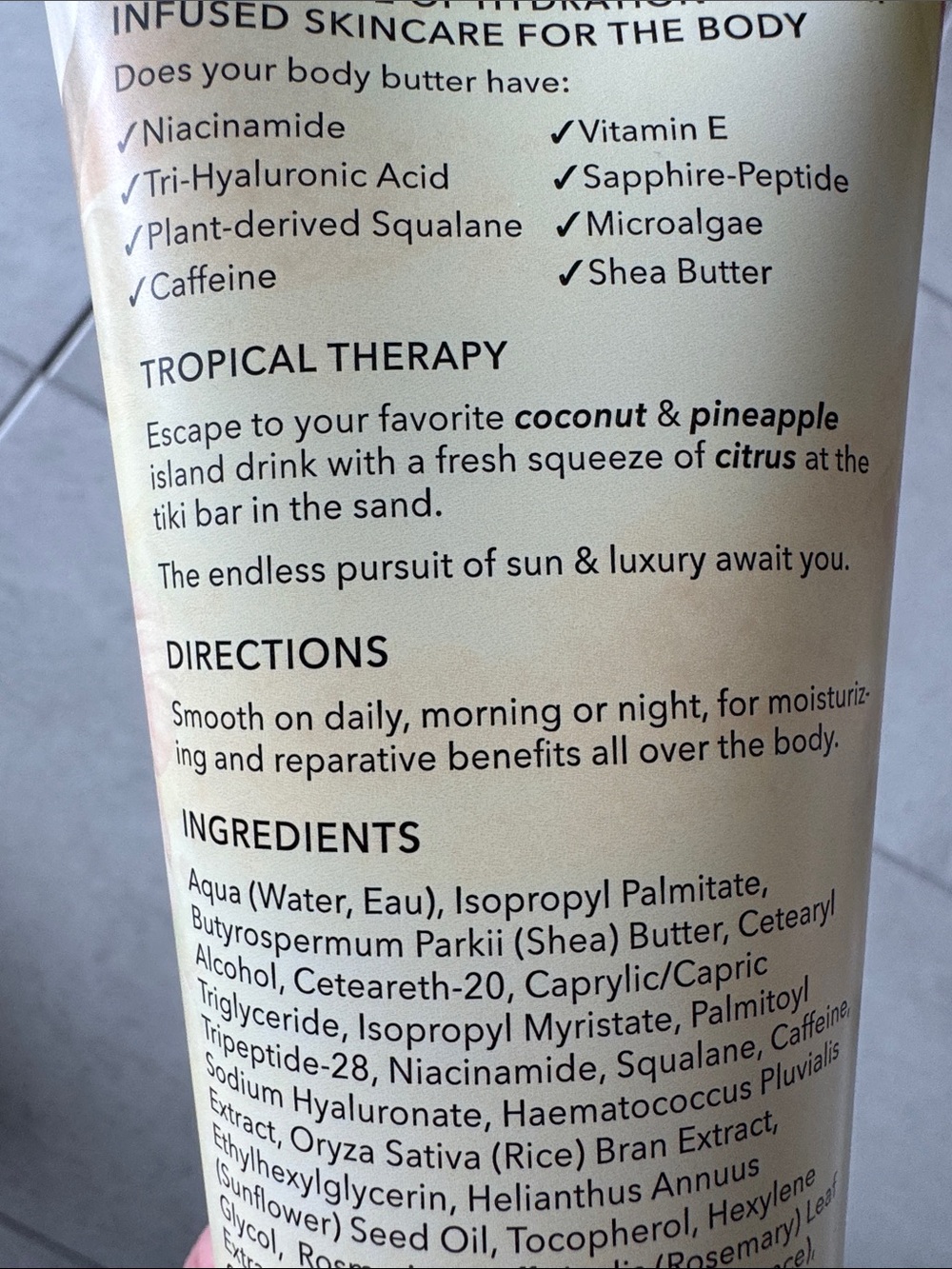 Nakery Beauty SkinToning Body Butter - Tropical Therapy NWT - Picture 4 of 6